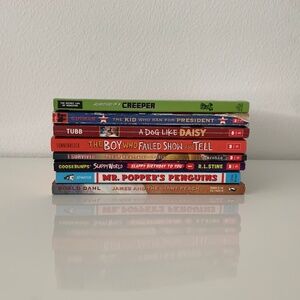 Lot of 8 Children's Books Elementary 4th Grade Reading Level 4-6 Graders Readers
